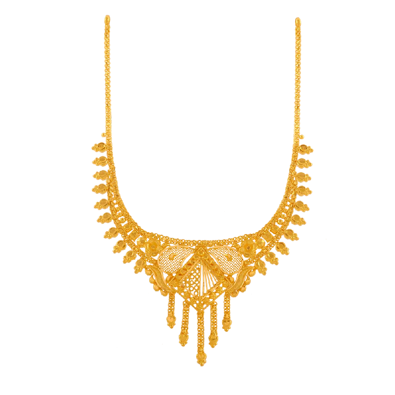 necklaces chic modern style -22KT Yellow Gold Necklace For Women