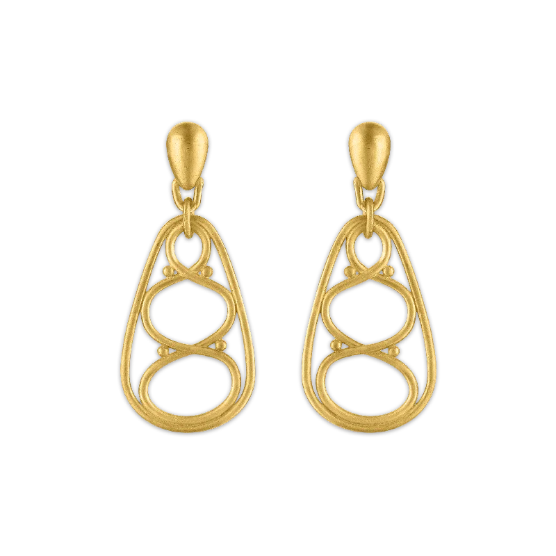 Affordable earrings for women -Small Vitta Drop Earrings