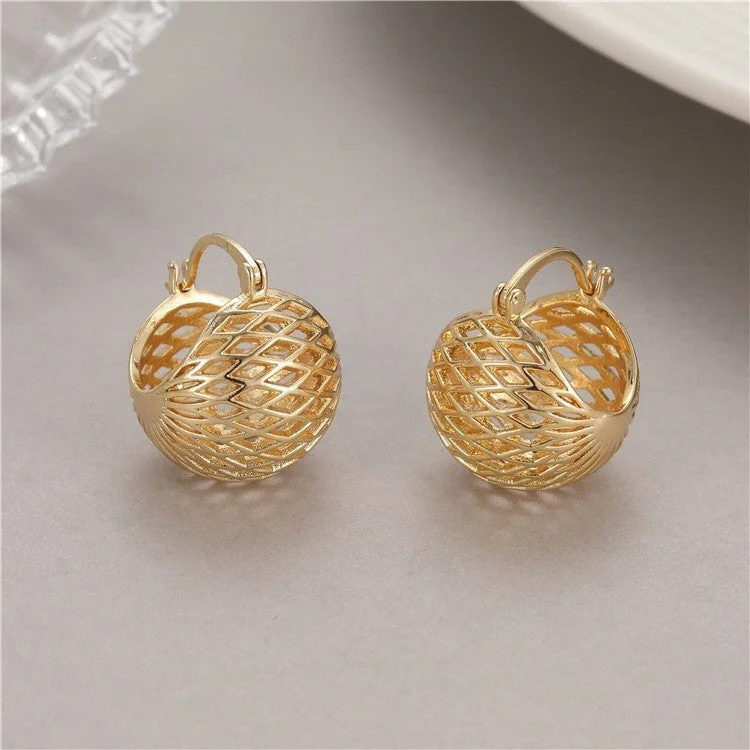 Gold Style (Mesh Earrings)