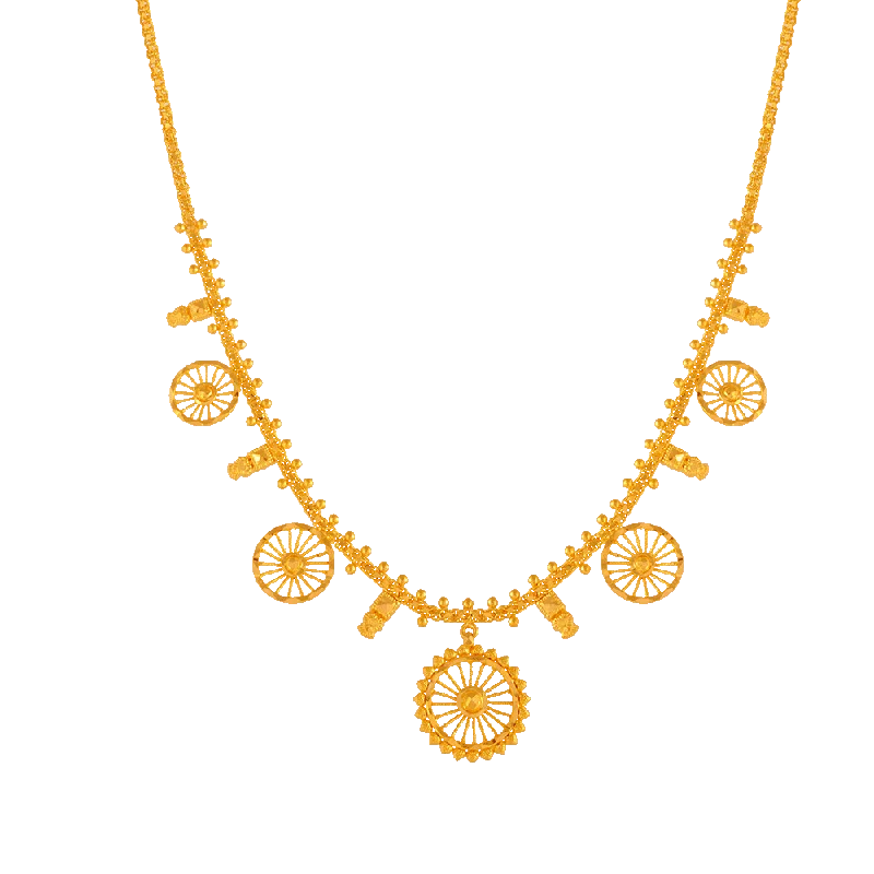 necklaces with black diamond -P.c. Chandra Jewellers 22KT Yellow Gold Necklace For Women