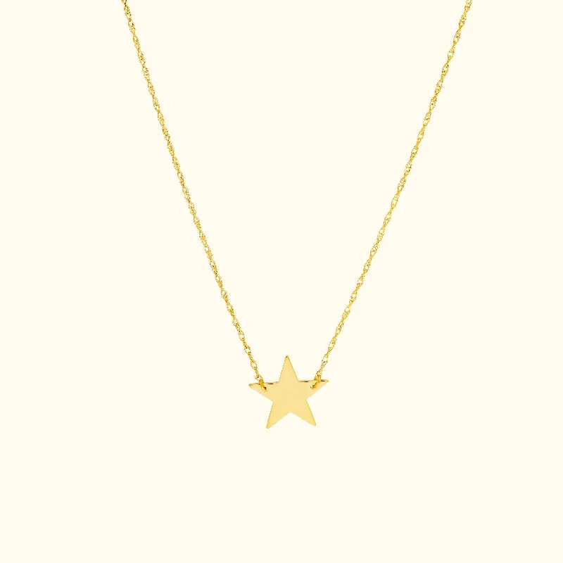 necklaces with opal gem -Mini Star Necklace