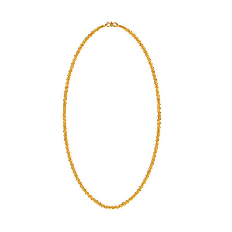 necklaces for beach wear -22KT Yellow Gold Chain For Women