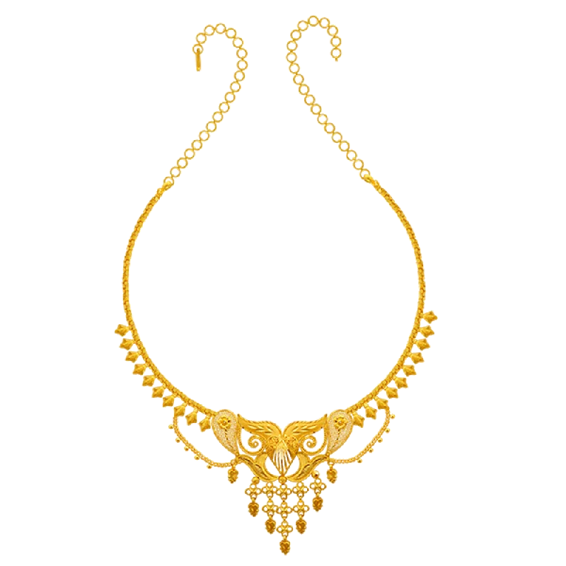 necklaces small pendant charm -22k Yellow Gold Necklace