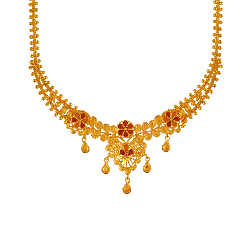 necklaces for special occasions -P.c. Chandra Jewellers 22KT Yellow Gold Necklace For Women