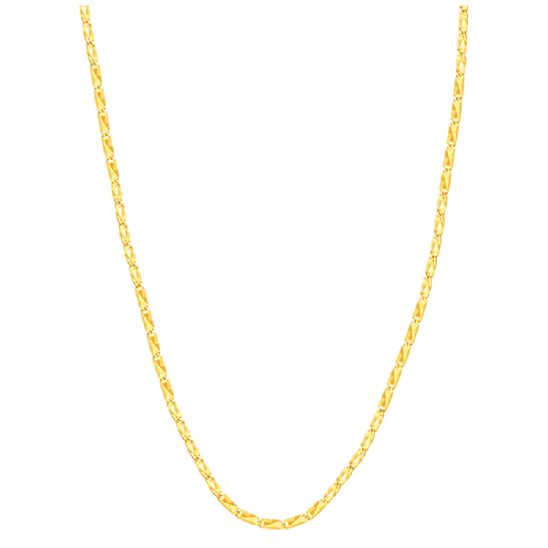 necklaces layered stackable set -22KT Yellow Gold Chain For Women