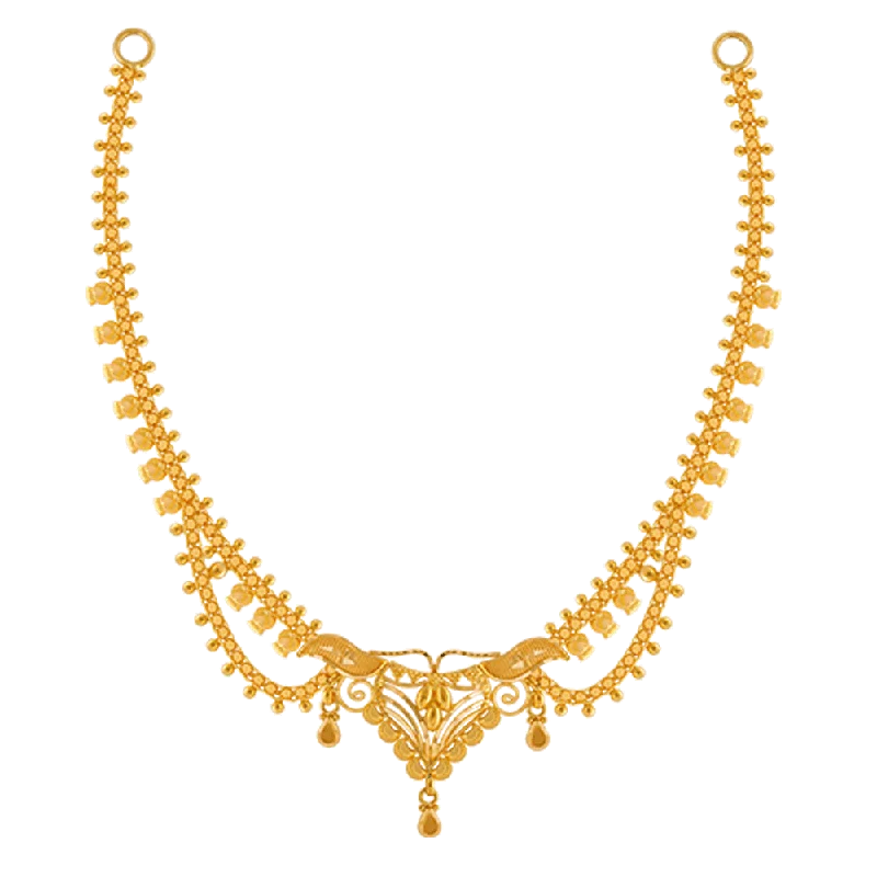 necklaces for beach wear -22k Yellow Gold Necklace