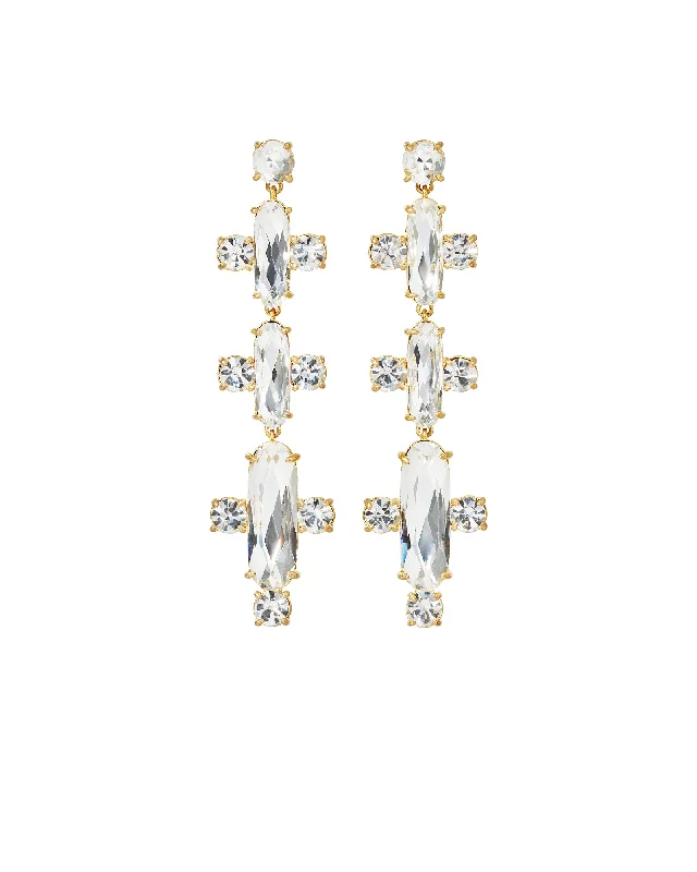 Statement hoop earrings for women -The Icicle Earrings