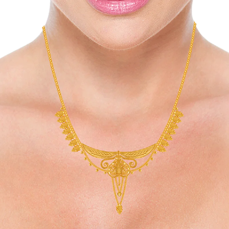 necklaces for holiday gift -22k Yellow Gold Necklace