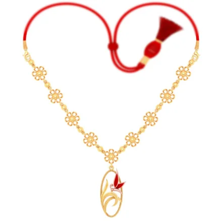 necklaces for prom night -22k Gold Necklace Design With Intricate Details