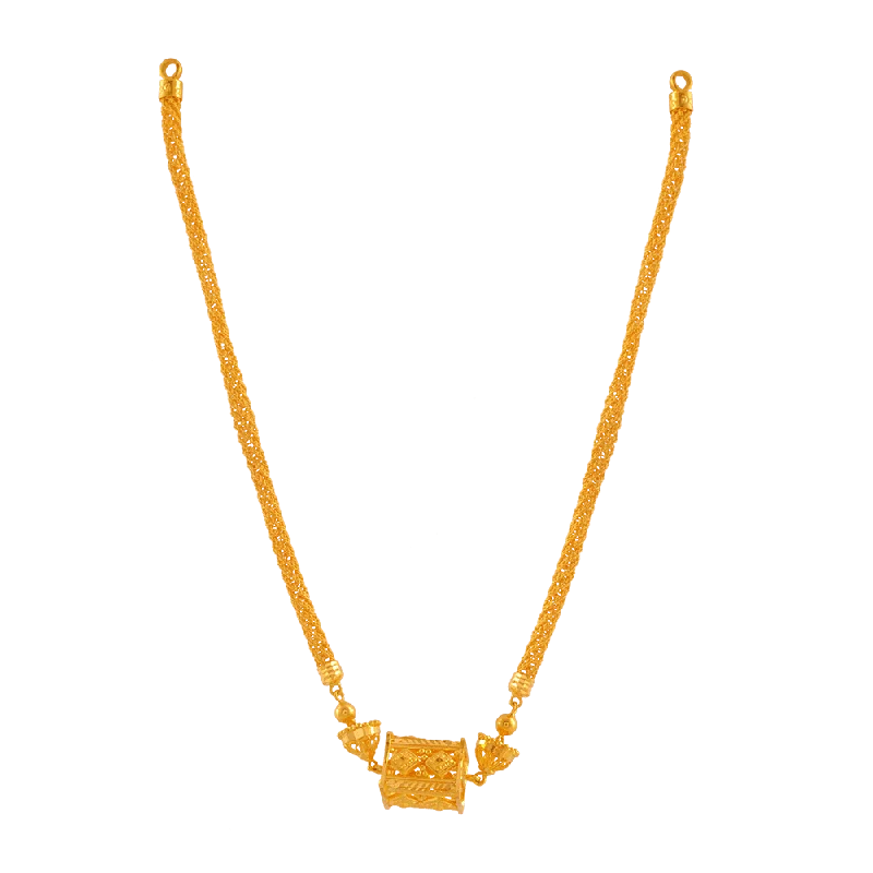 necklaces adjustable length fit -22KT Yellow Gold Necklace For Women