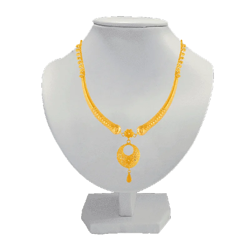 necklaces with rose quartz -P.c. Chandra Jewellers 22KT Yellow Gold Necklace For Women