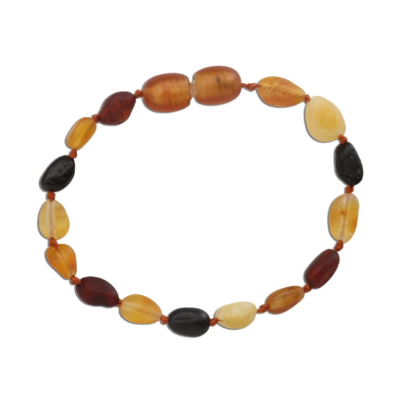 Elegant tennis bracelets for ladies -Amber Teething Bracelet for Teething Babies and Toddlers (Multi)