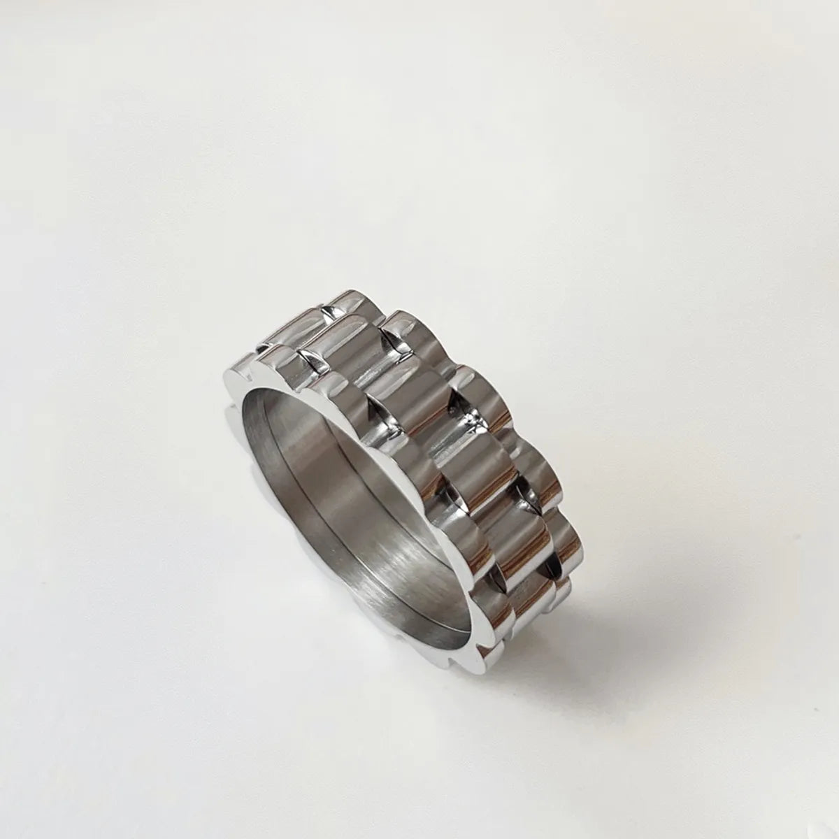 B189 Strap Ring Silver