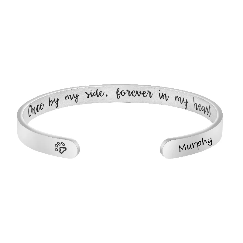 Trendy charm bracelets for women -Murphy Pet Memorial Bracelets for Pet Lovers