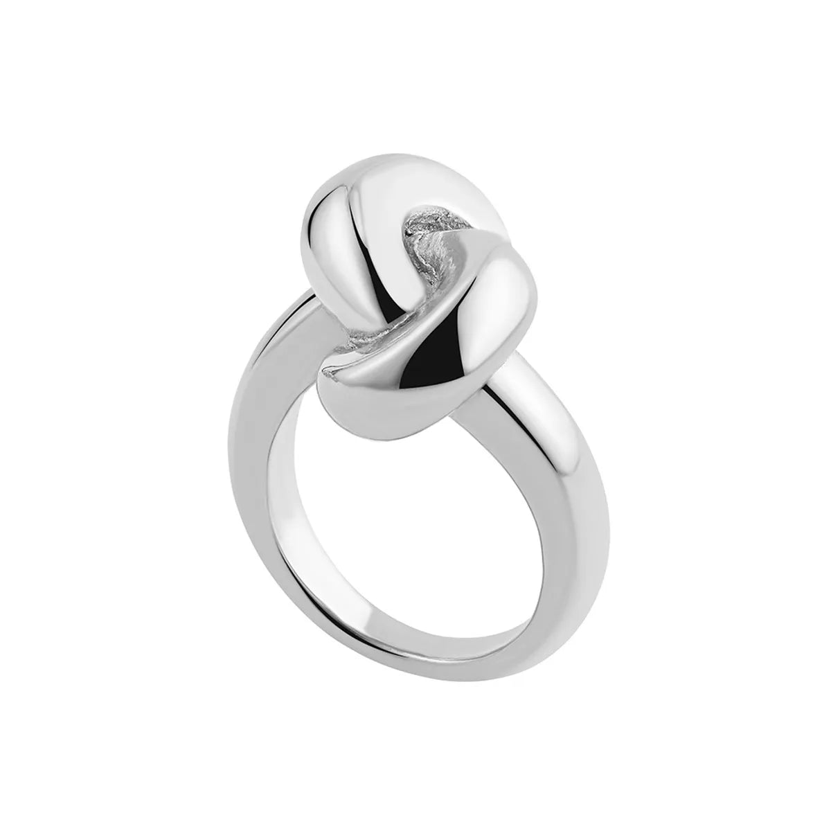 Silver Knotted Ring R722_18