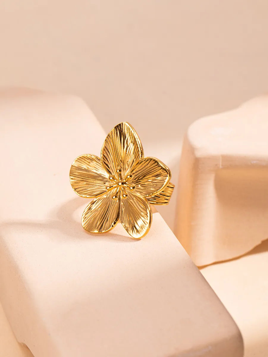 Golden Flower Ring