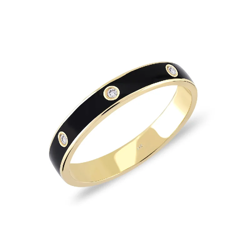 ladies rings for anniversary love -Midnight Marina Ring