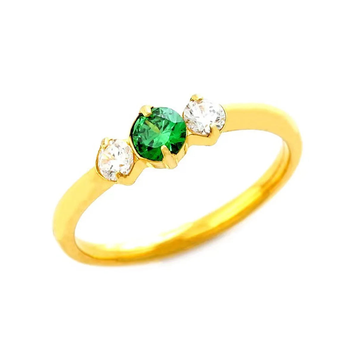 Golden Green White Diamond