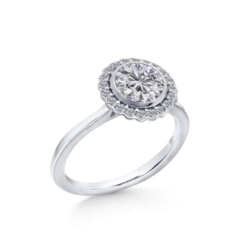 ladies rings for young women -Engagement Ring - C6105X