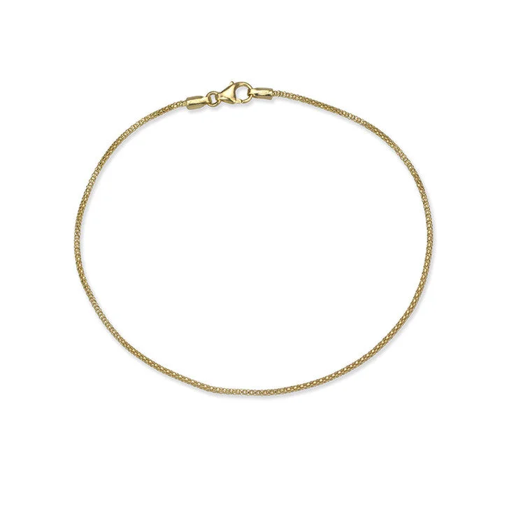 Delicate charm bracelets for ladies -18K Yellow Gold Petite Bracelet