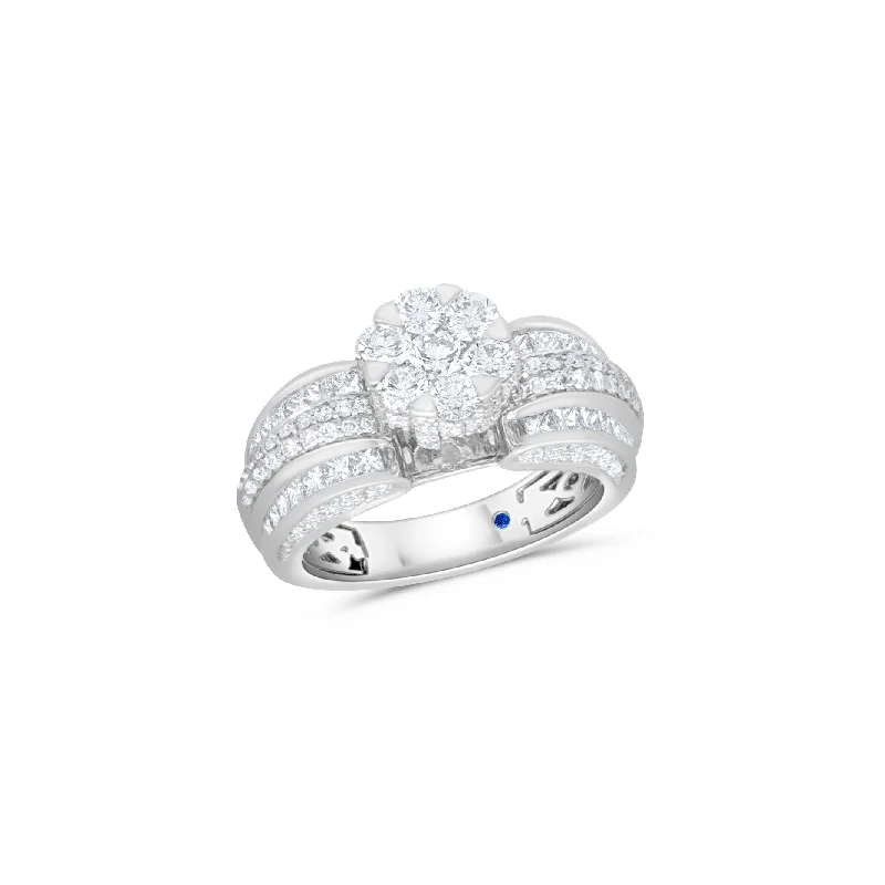 ladies rings lightweight comfort -Diamond Ring - 04145