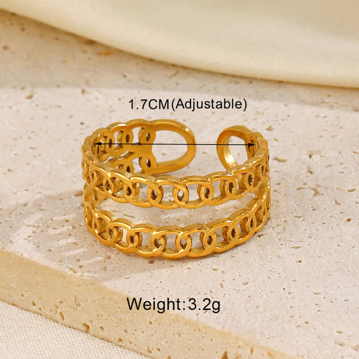 Golden Chain Ring