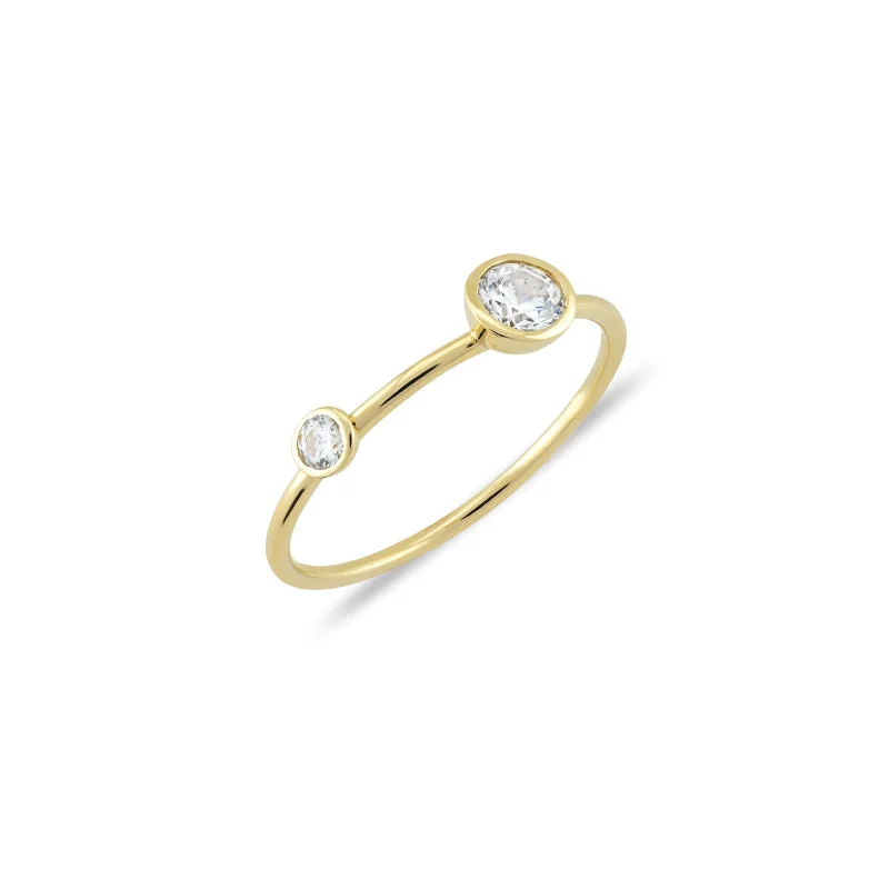 ladies rings for bold fashion -Companion Diamond Ring