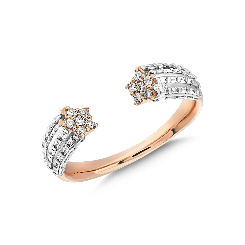 ladies rings platinum sleek shine -SIRIUS STAR GOLD DIAMOND RING