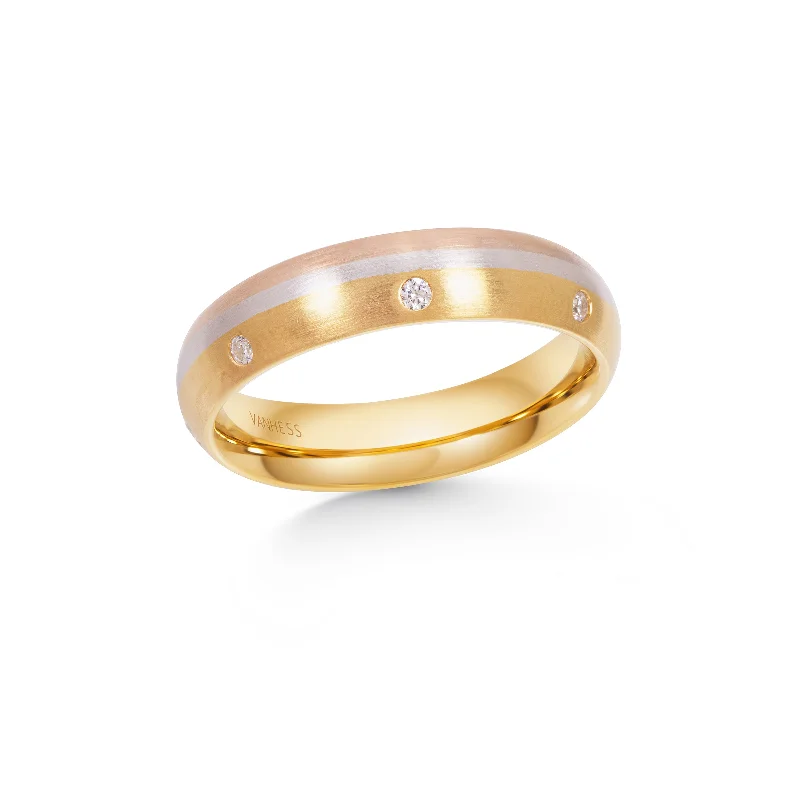 ladies rings thin band elegance -Wedding Ring - W1275W